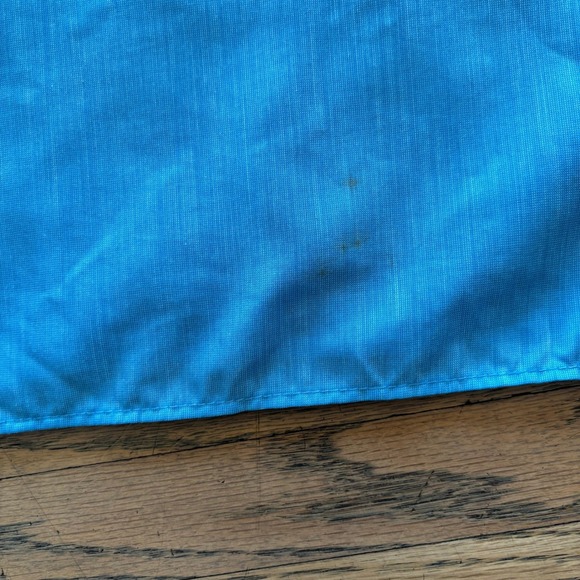 Vintage Towncraft Plus Penneys Blue Short Sleeve Button Down Shirt Crest Mens M - Picture 6 of 7